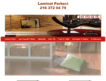 Tablet Screenshot of laminat-parkeci.com